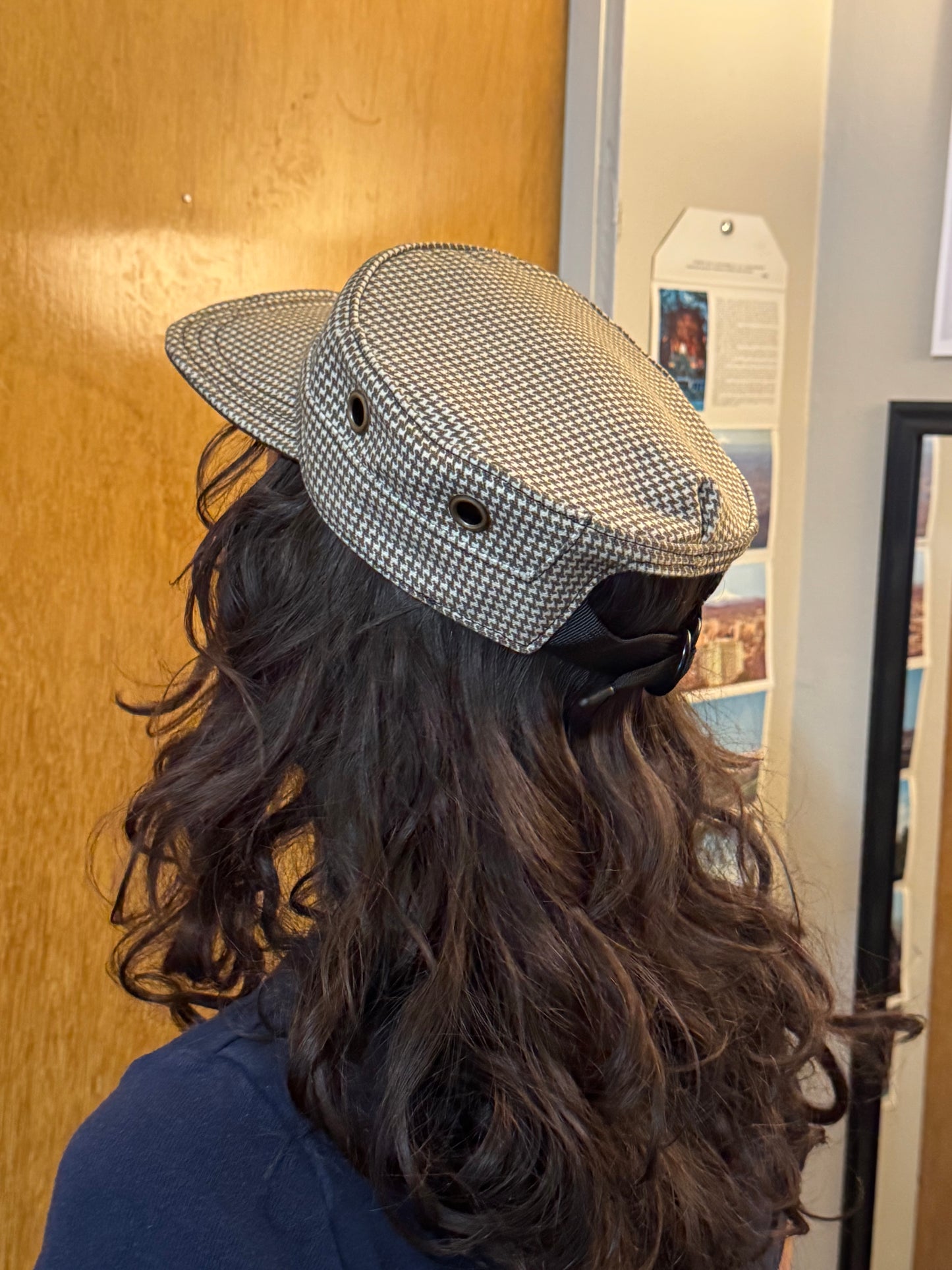 Dimmer Cap - Houndstooth