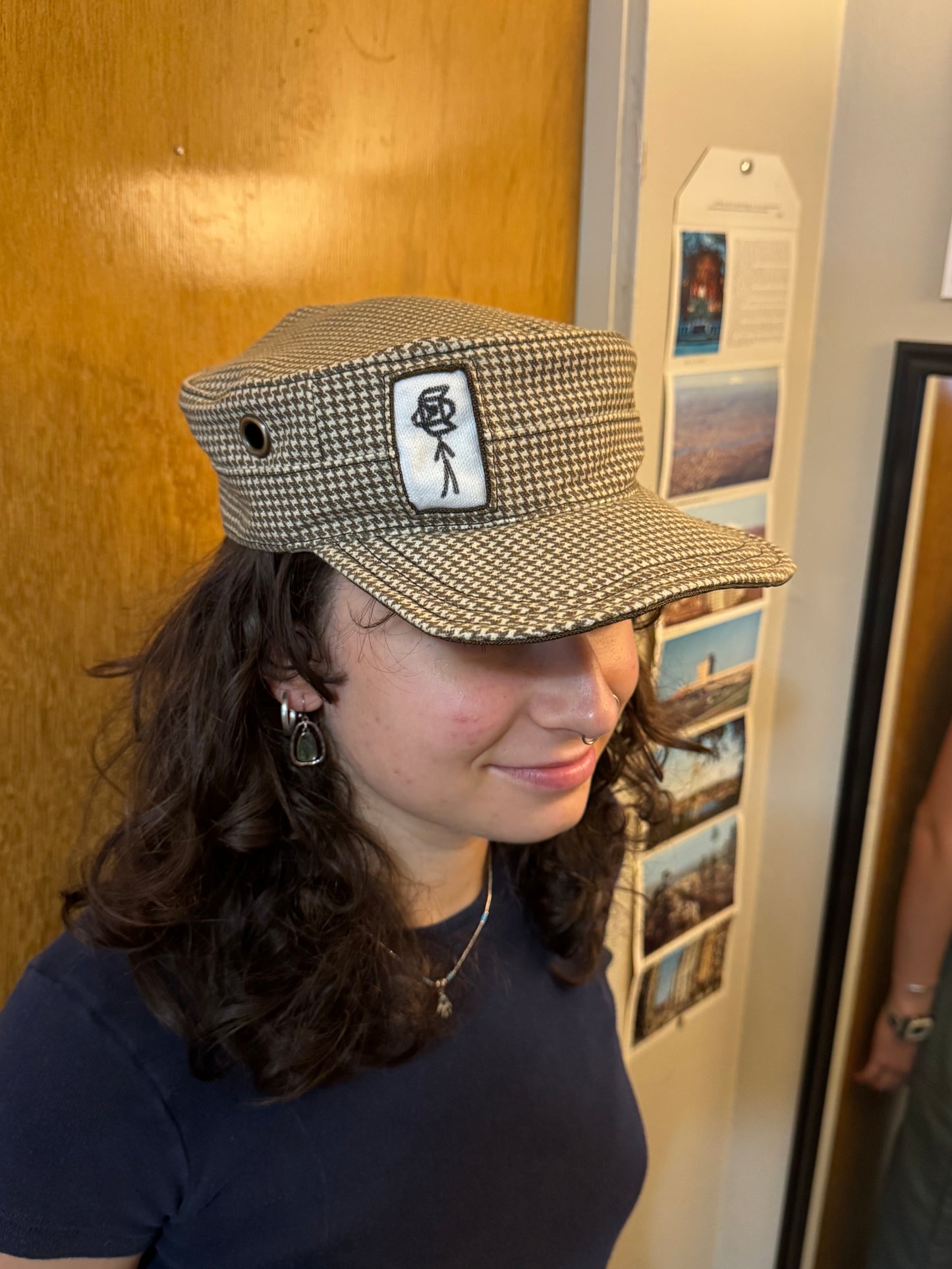 Dimmer Cap - Houndstooth