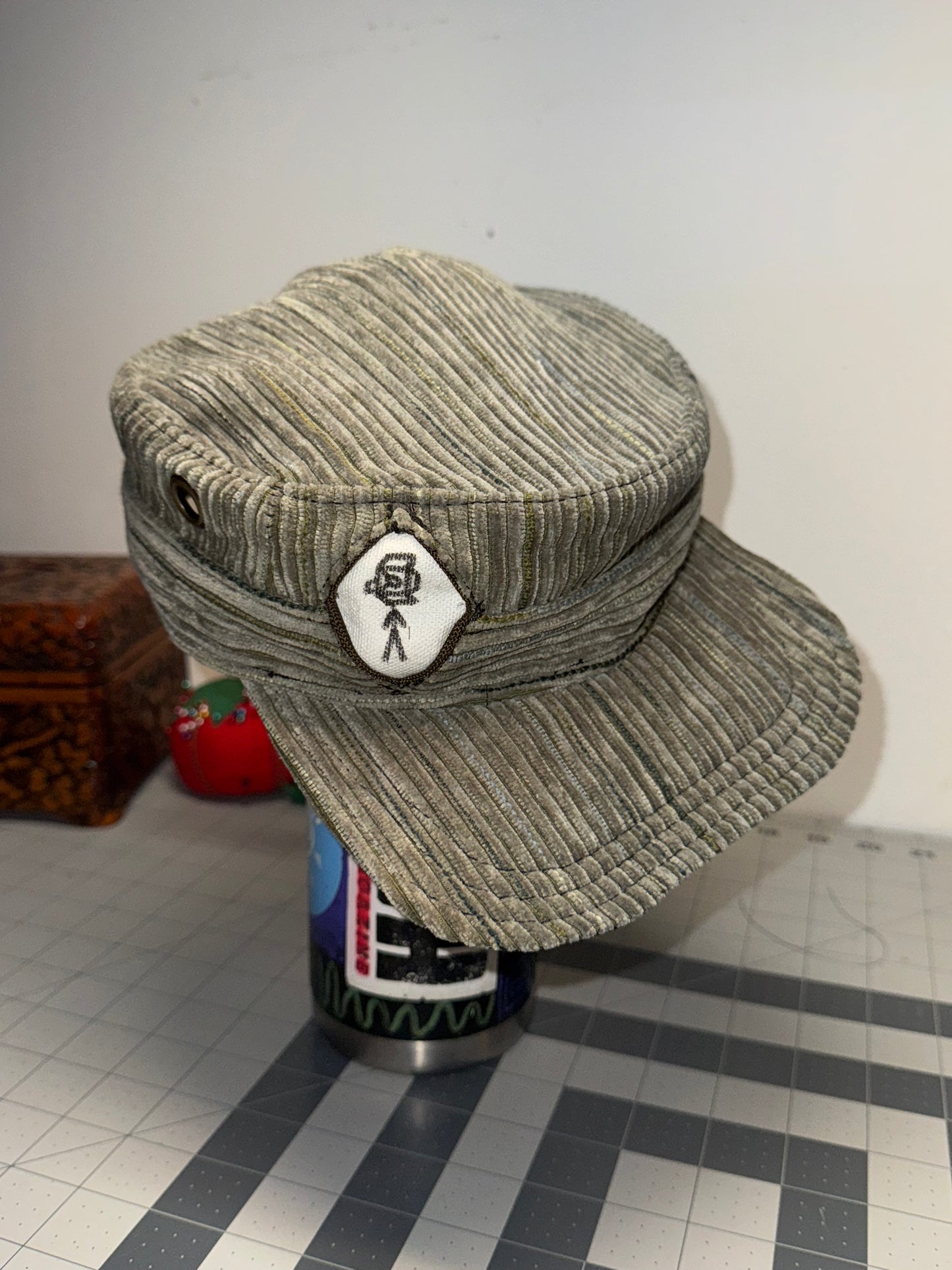 Dimmer Cap - Green Corduroy