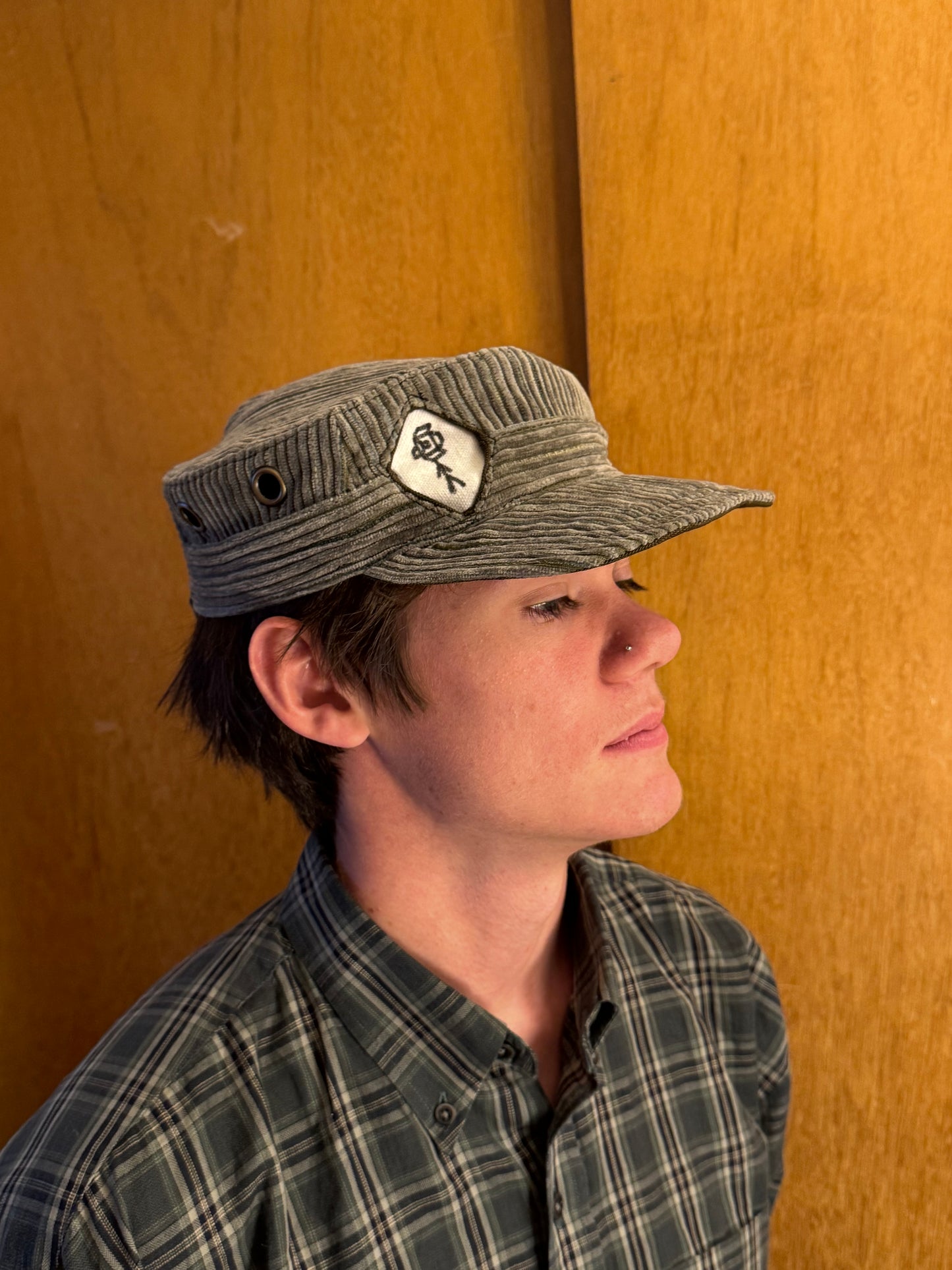 Dimmer Cap - Green Corduroy